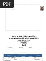 RPT Science Form 3 2020 NEW NORM PDF