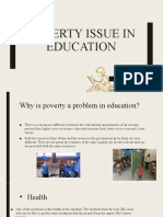 Poverty Issue in Education