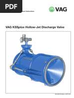 Vag Kssplus Hollow-Jet Discharge Valve: Operation and Maintenance Instructions