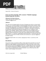 Heidari-Shahreza, MA (2018) Focus On Form and fun-EFL Learners' Playful Language-Related Episodes