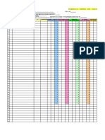 Planilla Anual de Calificaciones