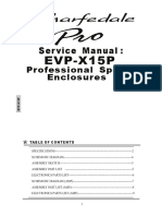 EVP-X15P: Ser Vice Manual