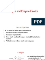 Catalysis and Enzyme Kinetics PDF