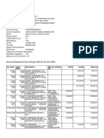 Bank Statement