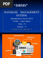 DBMS Computer Project