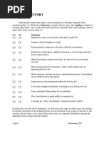 Anger Inventory Colored PDF