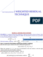 Galerkin - Weighted - Residual - Technique