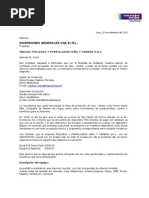 Carta de Presentacion Niubiz