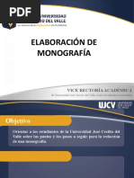 Criterios para La Elaboración de Monografía