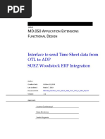 MD.050 A E F D: Interface To Send Time Sheet Data From Otl To Adp SUEZ Woodstock ERP Integration