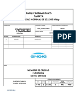 Memoria de Calculo Fundacion Meteo Station