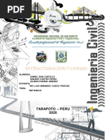 Trabajo Final de Estructuración y Cargas - Metrado de Carga Viva y Muerta