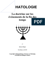 F Eschatologie