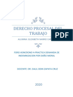 Demanda de Indemnizacion Por Daño Moral