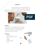 Espirometria y Fisioterapia