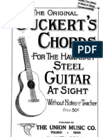 Guckerts Chords For The Hawaiian Steel Guitar