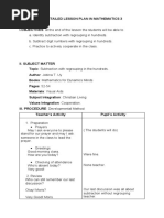 A Detailed Lesson Plan in Mathematics 3