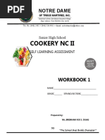 Cookery Workbook 1