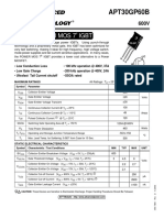 Power Mos 7 Igbt: APT30GP60B