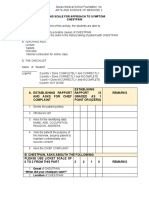 NMD History Taking Chestpain Symptom Checklist