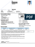 09 Jan 1997 Male Obc-Ncl: Communication Address GATE Exam Details