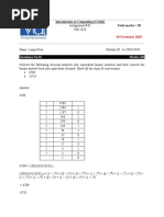 Questions No 01: Introduction To Computing (CS101) Total Marks 20