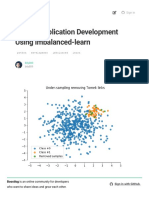 Python Application Development Using Imbalanced-Learn