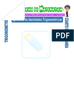 Ejercicios de Identidades Trigonométricas para Cuarto de Secundaria