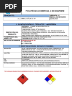 Ficha Técnica - Alcohol Etilico 70° Quimi V 2.0 PDF