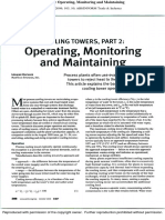 COOLING TOWERS, PART 2-Operating, Monitoring and Maintaining