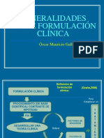 Aspectos Genericos de La Formulacion Clinica