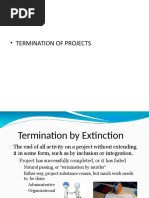 Project Termination