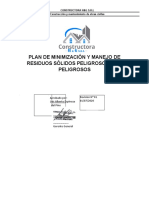 Plan de Minimizacion y Manejo de Residuos Sólidos