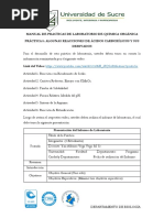 Práctica 8. Algunas Reacciones de Ácidos Carboxílicos y Sus Derivados