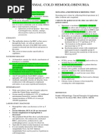 Paroxysmal Cold Hemoglobinuria: Donath-Landstiener Screening Test