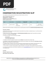 Slip Exam PDF