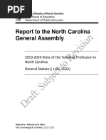 2020 NC Teacher Turnover Report