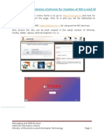 Procedure For Submission of Eforms For Creation of NIC E-Mail ID