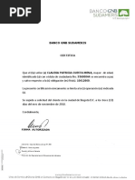 Certificado Sudameris