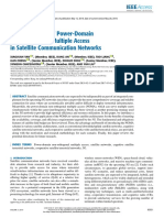 The Application of Power-Domain Non-Orthogonal Multiple Access in Satellite Communication Networks