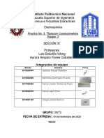 Practica 3 Conductimetrica Con 2 Conclusiones