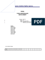 European Aviation Safety Agency: Easa Type-Certificate Data Sheet