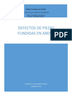 Defectos en Superficies de Fundición