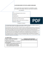 Key Questions:: Draft Your Article Review Based On The Following Guidelines