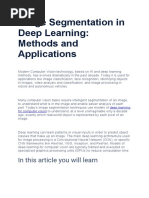 Image Segmentation in Deep Learning