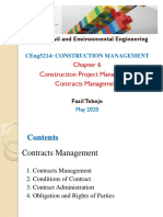 6.1 Contracts Management