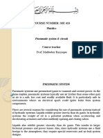 Course Number: Me 433 Fluidics: Pneumatic System & Circuit