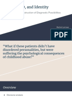 BPD, CPTSD, and Identity: The Discursive Construction of Diagnostic Possibilities