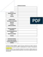 Contrato de Pasantias