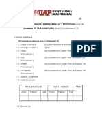 ESTRUCTURA DEL SÍLABO de Ciencias Del Deporte